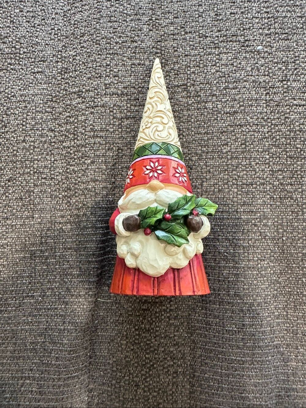 Jim Shore Sprig of Christmas Spirit Gnome Holly